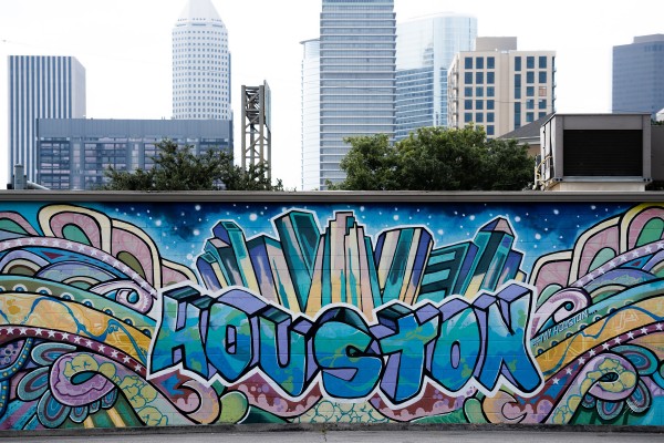 Houston Graffiti 9 by Nancy Calvert